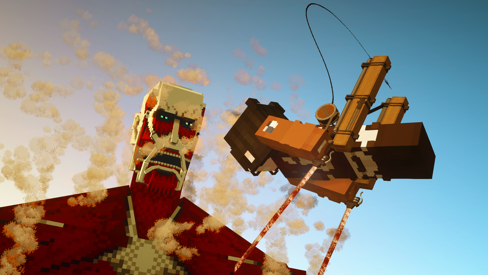 Minecraft Titan plugin gameplay